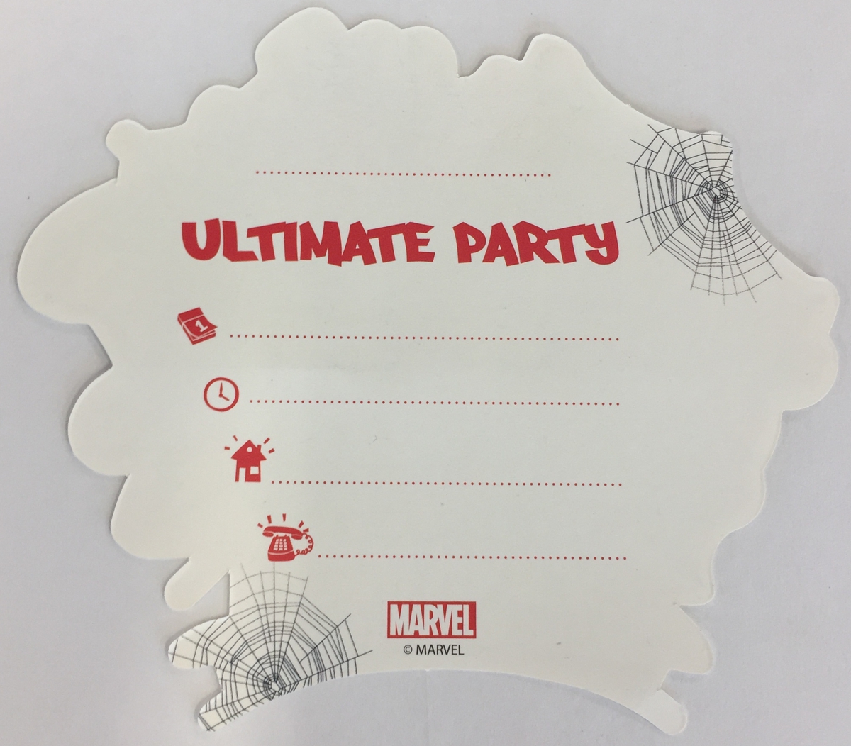 Spiderman pozvánky na party 6ks